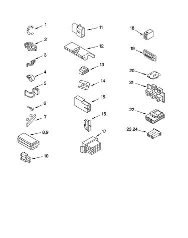 Wiring harness parts