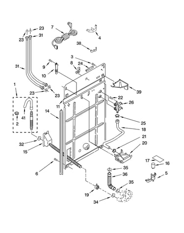 Rear panel parts