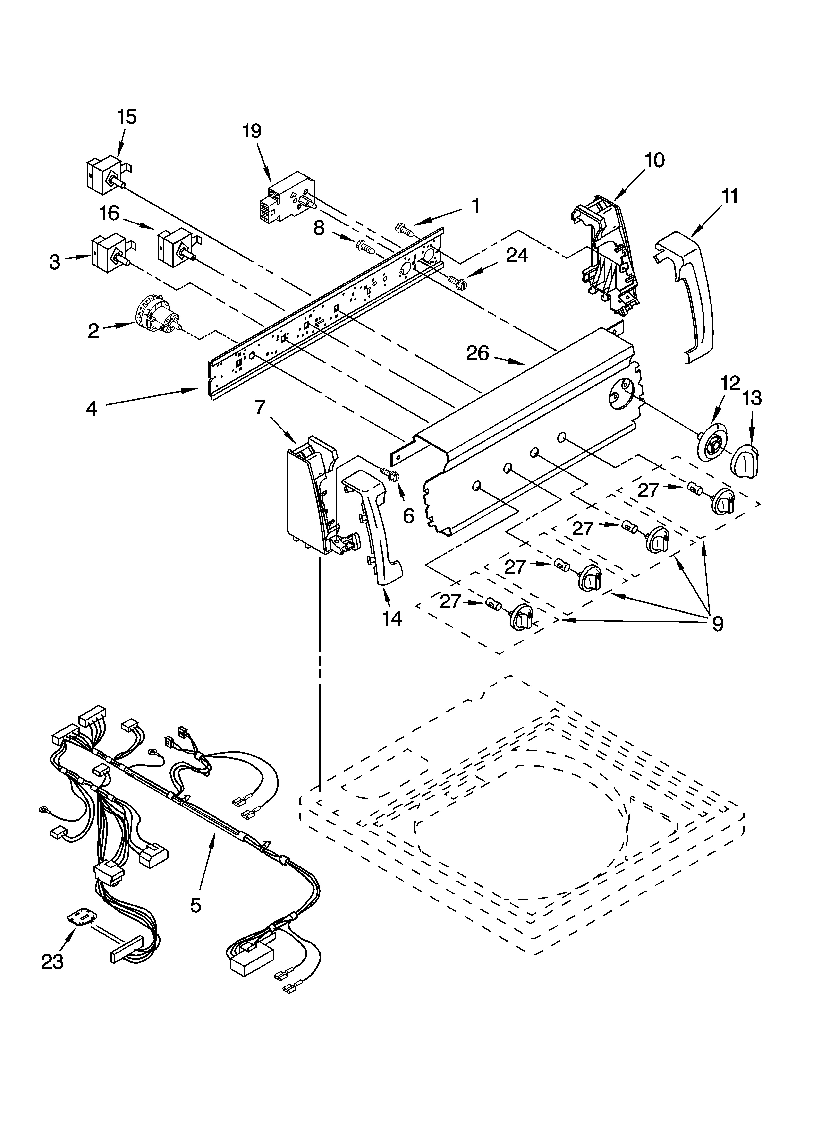 Control panel parts