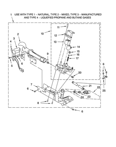 3401771 burner assembly