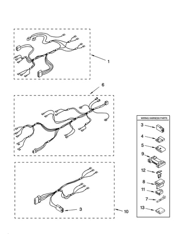 Wiring harness parts