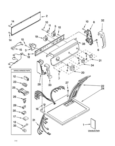 Top and console parts