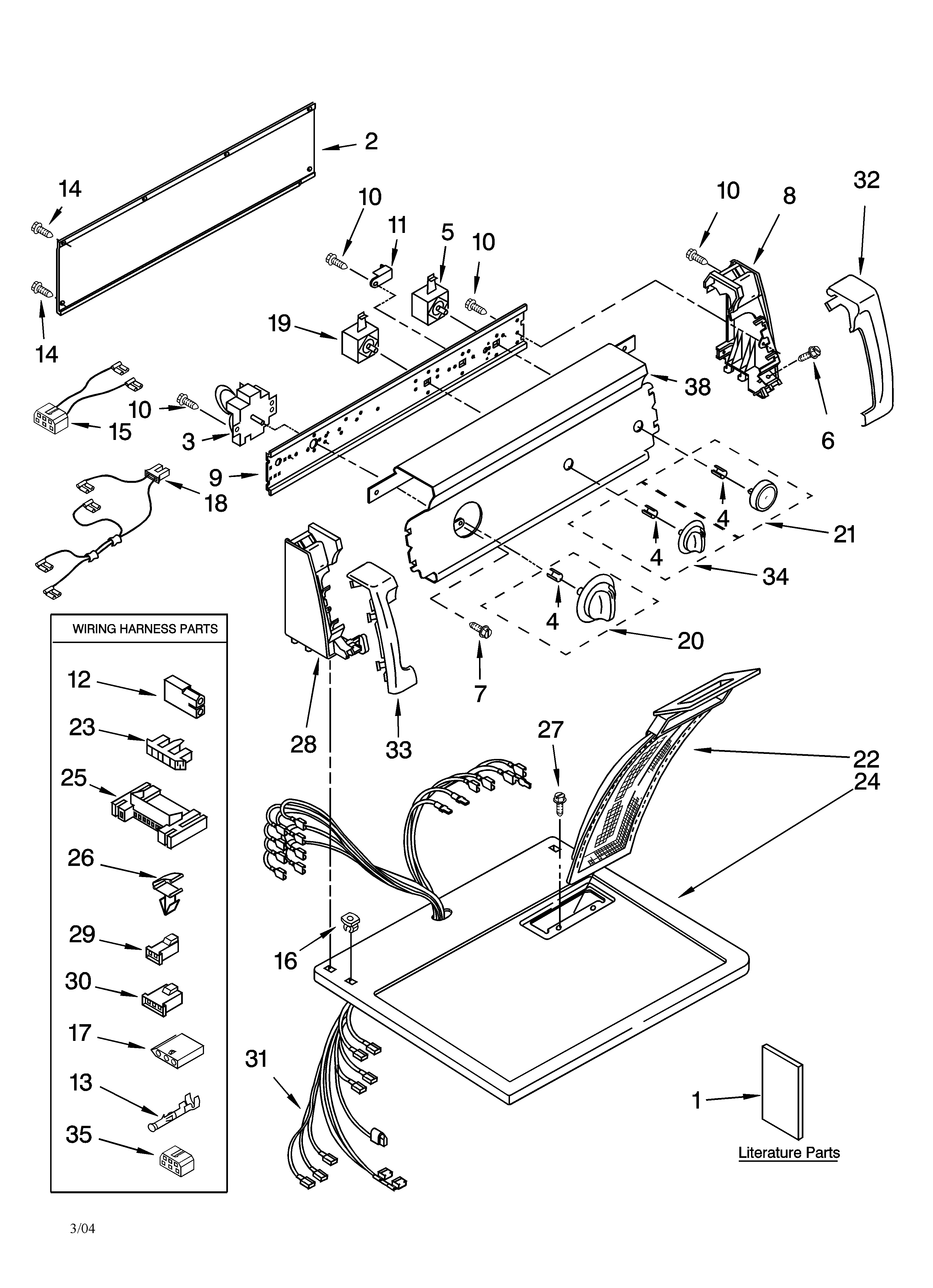 TOP AND CONSOLE PARTS