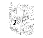 Kenmore 11074712201 cabinet parts diagram