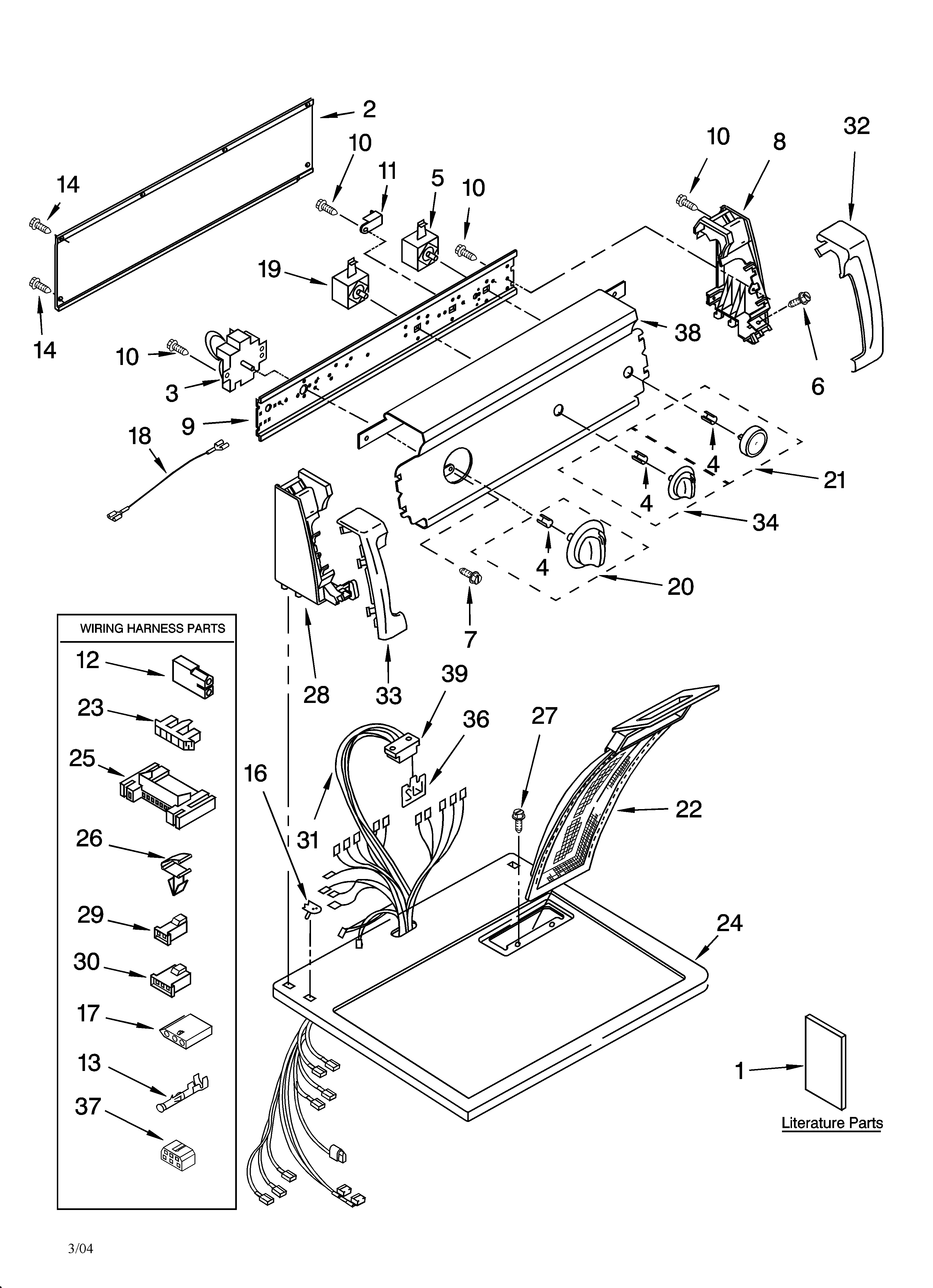 TOP AND CONSOLE PARTS