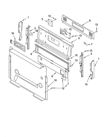 Control panel parts