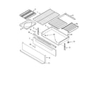 Kenmore 66572132300 drawer & broiler parts, miscellaneous parts diagram