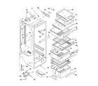 Kenmore 10644552401 refrigerator liner parts diagram