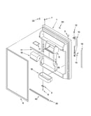 Refrigerator door parts