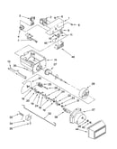 Motor and ice container parts
