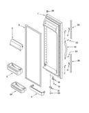 Refrigerator door parts