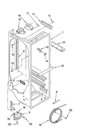 Refrigerator liner parts