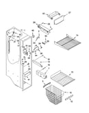 Freezer liner parts