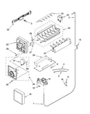 Icemaker parts, parts not illustrated
