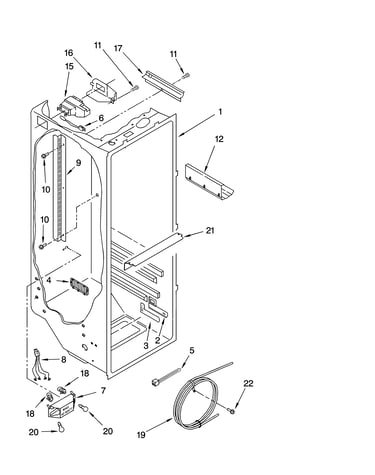 Refrigerator liner parts