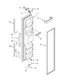 Freezer door parts