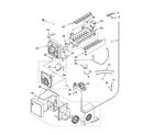 Kenmore 10653384300 icemaker parts, parts not illustrated diagram