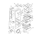 Kenmore 10653532300 refrigerator liner parts diagram