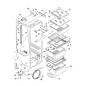 Kenmore 10653542300 refrigerator liner parts diagram