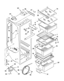 Refrigerator liner parts