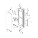 Kenmore 10653542300 refrigerator door parts diagram