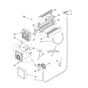 Kenmore 10653542300 icemaker parts, parts not illustrated diagram