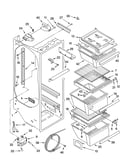 Refrigerator liner parts