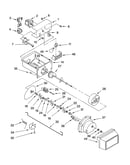 Motor and ice container parts