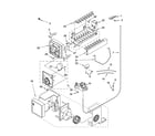 Kenmore 10653582300 icemaker parts, parts not illustrated diagram