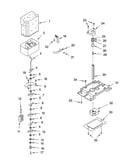 Motor and ice container parts