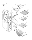 Freezer liner parts