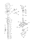 Motor and ice container parts