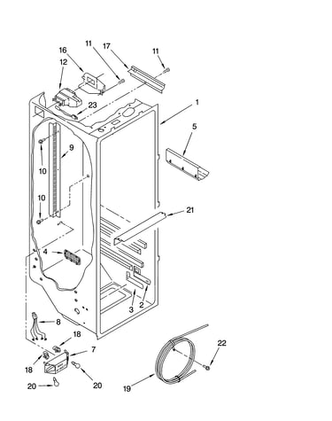 Refrigerator liner parts