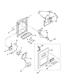 Dispenser front parts