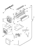 Icemaker parts, parts not illustrated