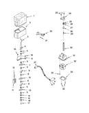 Motor and ice container parts