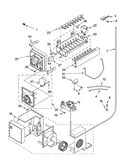 Icemaker parts, parts not illustrated
