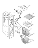 Freezer liner parts