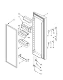 Refrigerator door parts