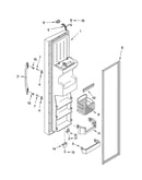 Freezer door parts