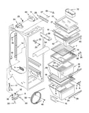 Refrigerator liner parts