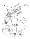 Icemaker parts, parts not illustrated
