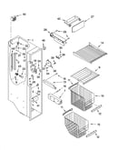 Freezer liner parts