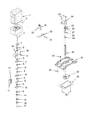 Motor and ice container parts