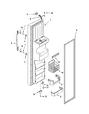 Freezer door parts
