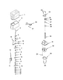 Motor and ice container parts