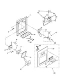 Dispenser front parts