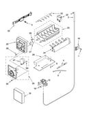 Icemaker parts, parts not illustrated