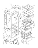 Refrigerator liner parts