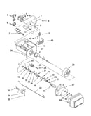 Motor and ice container parts